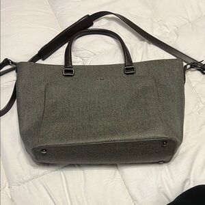 Tumi Gray Travel Bag Nina Sinclair - needs TLC